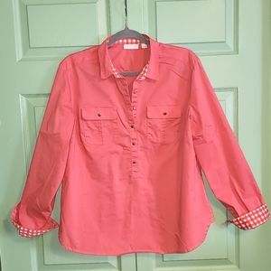 New York & Company Stretch Shirt (Size L) EUC